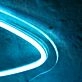 Zoe Blue LED Neon Sign