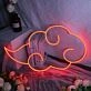 Buny Cloud Red Neon Sign