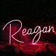 Reagan Red Neon Sign