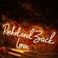 Rachel And Back Loren Neon Sign