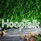 Hoop Talk White Neon Sign