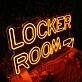 LOCKER ROOM Yellow Neon Sign