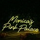 Monica's Pink Palace Neon Sign