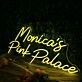 Monica's Pink Palace Neon Sign