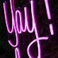 Yay It Is Lash Day Pink Neon Sign