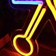 Hair Scissors Neon Sign