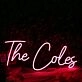 The Coles Pink Neon Sign