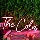 The Coles Pink Neon Sign