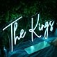 The Kings Blue Neon Sign