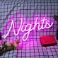Night Pink Neon LED Sign