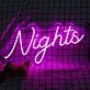 Night Pink Neon LED Sign