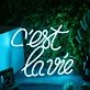 C'est Lavie Neon Sign
