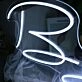 Byers White Neon Sign