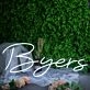 Byers White Neon Sign