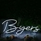 Byers White Neon Sign