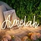 Amela Yellow Neon Sign