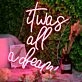 It Was All A Dream Red Neon Sign