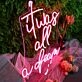 It Was All A Dream Red Neon Sign