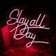 Slay All Day Red Neon Sign