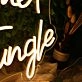Welcome To The Jungle Yellow Neon Sign