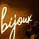 Love And Bijoux Yellow Neon Sign