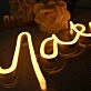 Maeva Yellow Neon Sign