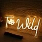 Too Wild Yellow Neon Sign