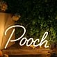 Pooch Yellow Neon Sign