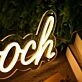 Pooch Yellow Neon Sign