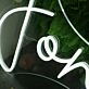 Tones White Neon Sign