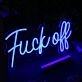 Fuck Off Blue Neon LED Sign