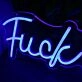 Fuck Off Blue Neon LED Sign