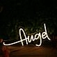 Augel Yellow Neon Sign