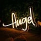 Augel Yellow Neon Sign