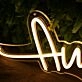 Augel Yellow Neon Sign