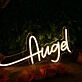 Augel Yellow Neon Sign