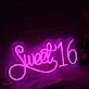 Sweet 16 Pink Neon Sign