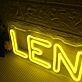 LENNON Yellow Neon Sign