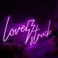 Love Struck Dark Purple Neon Sign