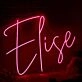 Elise Red Neon LED Sign