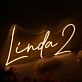 Linda 2 Yellow Neon Sign