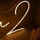 Linda 2 Yellow Neon Sign