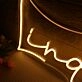 Linda 2 Yellow Neon Sign