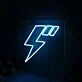 Blue Flash Custom Neon Sign