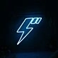 Blue Flash Custom Neon Sign