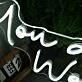 You Are My World White Neon Sign