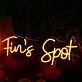 Fin's Spot Yellow Neon Sign