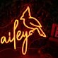 Bailey Orange Neon Sign