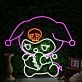 Sad Kuromoi Custom Neon Sign