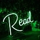 Read Green Neon sign